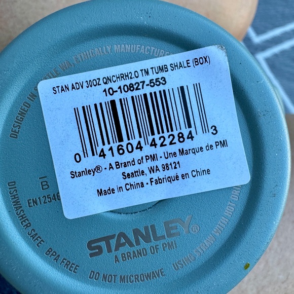Stanley Cup Flowstate Quencher H2.0 Tumbler 30oz color Shale teal NWoT - Picture 4 of 7